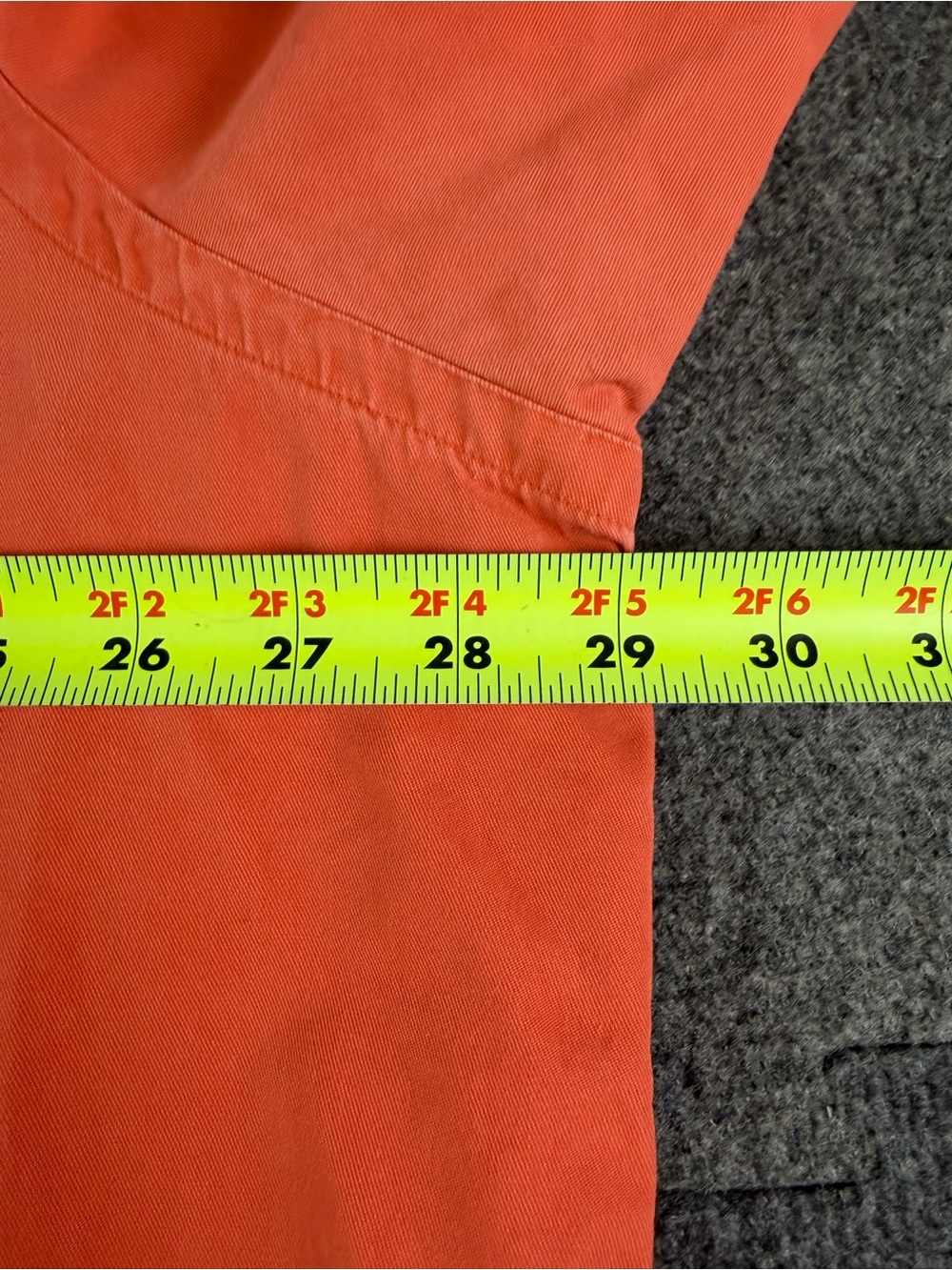 Polo Ralph Lauren Mens 100% Cotton L/S Utility Pockets Shirt Size 2XLT Orange - Picture 9 of 13